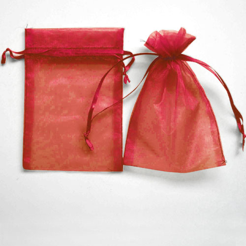 Organza Pouches Red