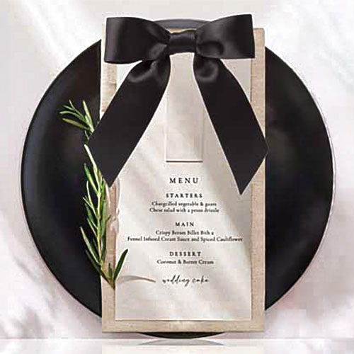 SATIN BOW GLUE DOT