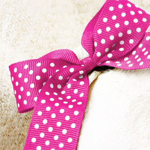 SWISS DOT GROSGRAIN 3/8in