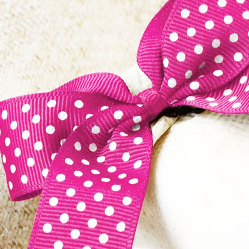 SWISS DOT GROSGRAIN 5/8in